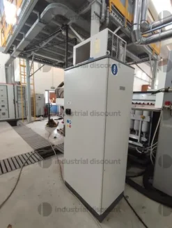 1#10039 Pressa iniezione Sacmi, stampo sacmi e robot di scarico Sytrama
