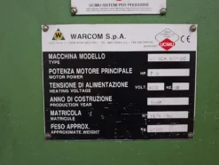 1#4375 Pressa piegatrice Warcom