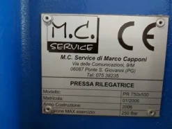 8#7341 Pressa rilegatriceM.C. servicePR 750x550