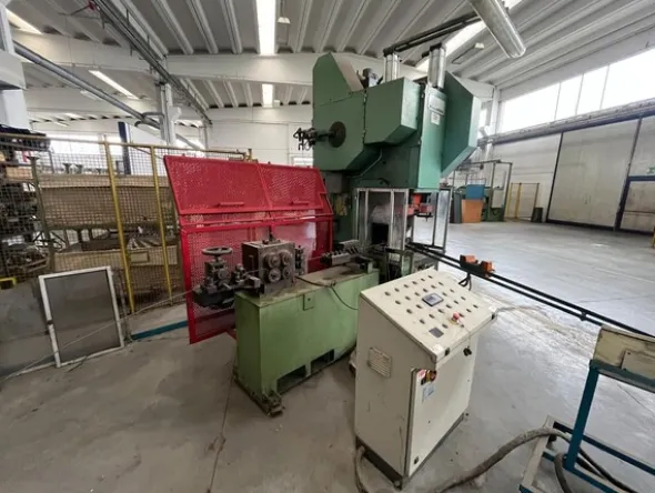 5#8297 Pressa Ross 120 Ton con avanzamento automatico Micromel