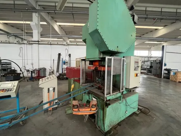 5#8297 Pressa Ross 120 Ton con avanzamento automatico Micromel