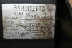 4#3870 Pressa Sandretto Serieotto