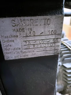 Pressa Sandrettoserie 8 - 100 Ton