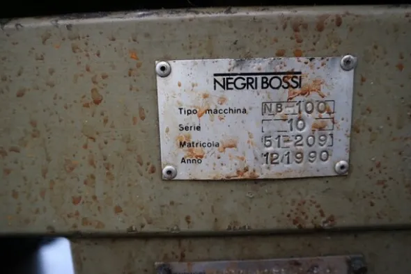 18#7165 Presse Doppia iniezione ferioli Negri Bossi NB-100