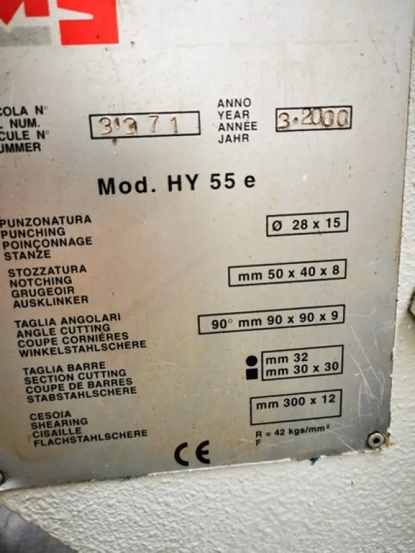 2#8173 Punzonatrice IMS HY 55 E