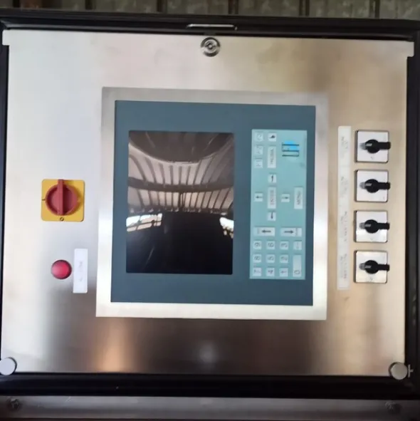58#8391 Quadri elettrici in acciaio inox 4 pz