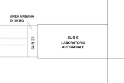 #2537987 Quota 1/2 di locale artigianale e area urbana