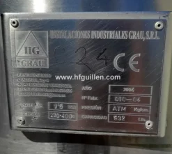 REF-2509 SERBATOIO ISOTERMICO INOX CON AGITATORE