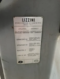Rettificatrice tangenziale manuale LIZZINI