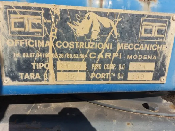 25#7901 Rimorchio a pianale CTC
