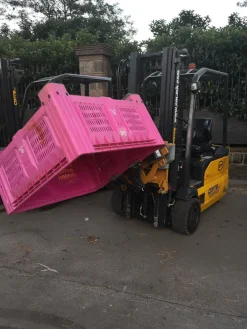 ROVESCIATORE IDRAULICO/BINS E PER CARRELLI ELEVATORI