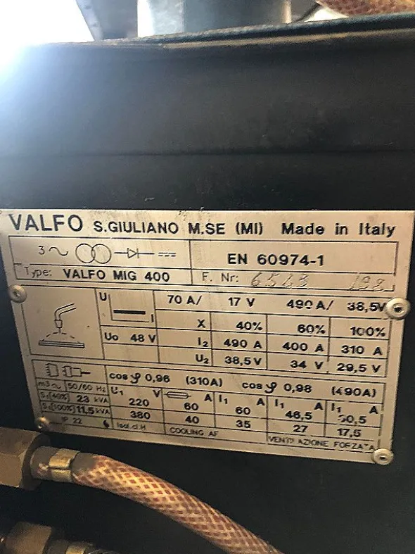 Saldatrice a filo con carrello