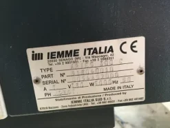 1#4282 Saldatrice a onda libera Iemme e carrello Aries 300 C trifase