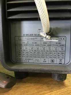 Saldatrice BI-WELDER TIG 2040 DC-HF