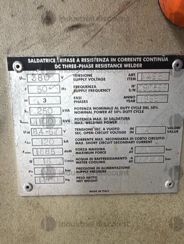 9#9717 Saldatrice TECNA TE183