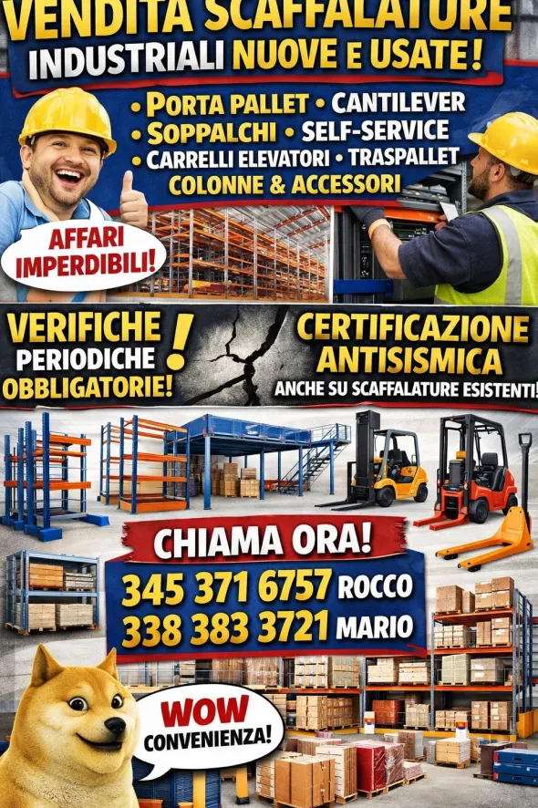 Scaffalatura certificata
