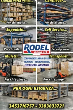 Scaffalatura da magazzino