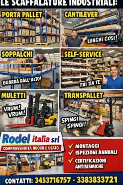 Scaffalatura da magazzino