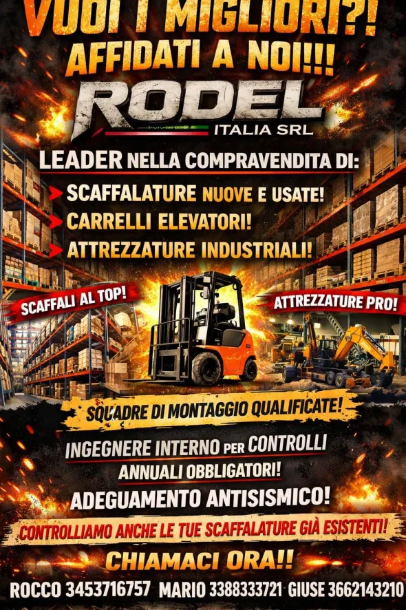 Scaffalatura da magazzino