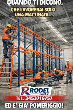 Scaffalatura e attrezzatura