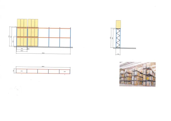 SCAFFALATURA PORTA PALLET