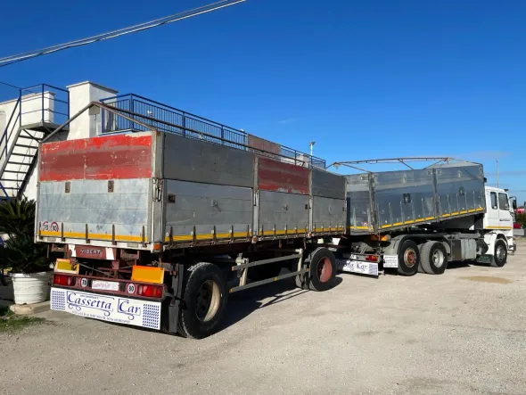 SCANIA R 142 RIBALTABILE TRILATERALE