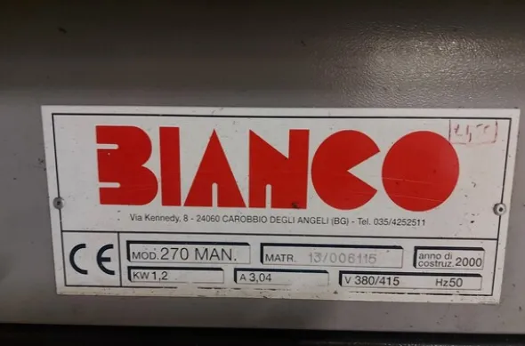 1#7922 Sega a nastro Bianco
