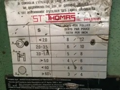 Sega a nastro THOMAS 310