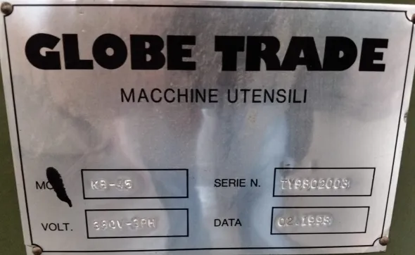 Sega a Nastro Verticale GLOBE KB-45 + Saldatrice USATA