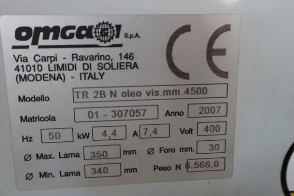 2#6340 Seghe a nastro e a due teste