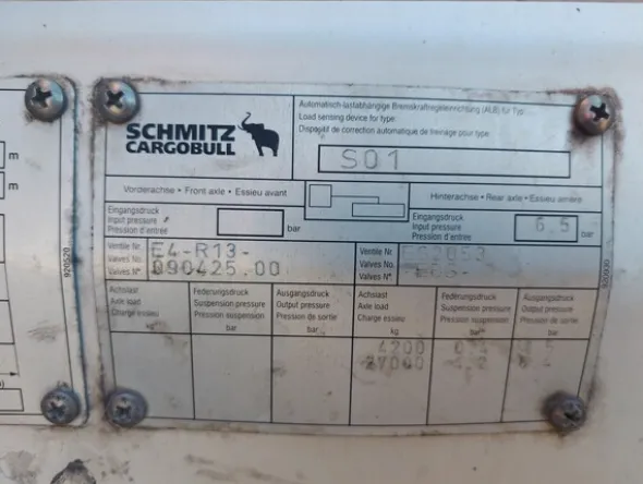 6#8301 Semirimorchio Schmitz Cargobull