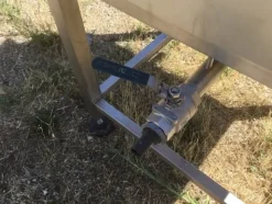88#8549 Serbatoio in acciaio rettangolare