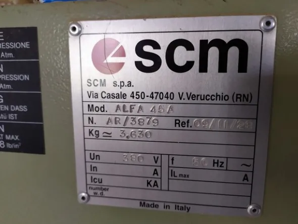 13#5304 Sezionatrice orizzontale SCM