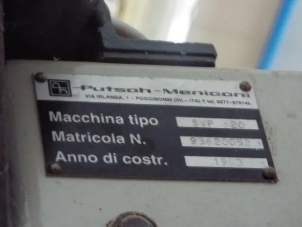 4#5672 Sezionatrice verticale a nastro