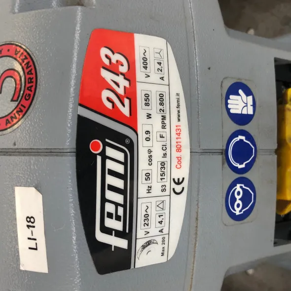 SMERIGLIATRICE DOPPIA MOLA usata Femi 243