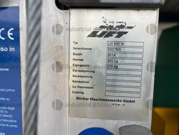 1#8741 Sollevatore per vetri, cesoia e pressa Femas