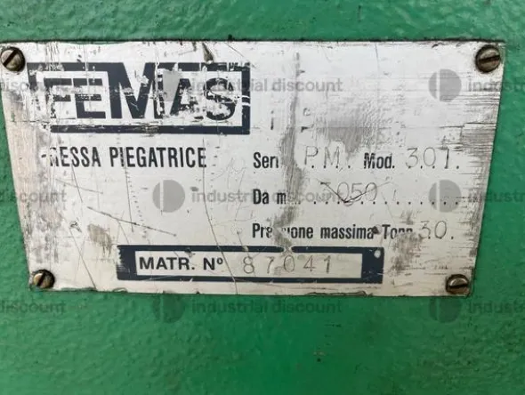 1#8741 Sollevatore per vetri, cesoia e pressa Femas