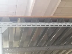SOPPALCO PASSERELLA 76mq con SCALA e SCAFFALATURA SOTTO