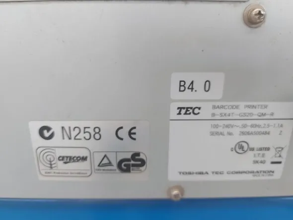 10#8584 Stampante Toshiba e applicatore