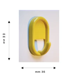 STAMPI IN ACCIAIO GANCI IN ABS 3 MISURE