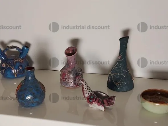 35#8837 Statuine in ceramica di Pietro Melandri