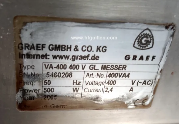 TAGLIERINA AFFETTATRICE AUTOMATICA GRAEF VA-400