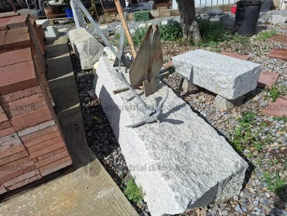6#9304 Tavelle per pavimentazione- Tegole - Pietre in granito - Ghiaia mezzanello