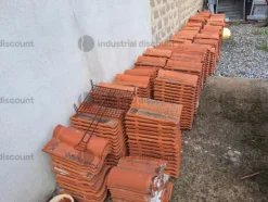 6#9304 Tavelle per pavimentazione- Tegole - Pietre in granito - Ghiaia mezzanello