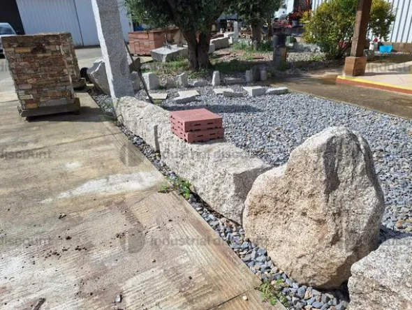 6#9304 Tavelle per pavimentazione- Tegole - Pietre in granito - Ghiaia mezzanello