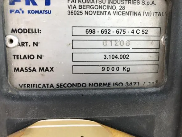 5#3576 Terna Komatsu WB 98