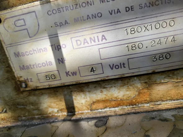 TORNIO GRAZIOLI DANIA1000 X 180