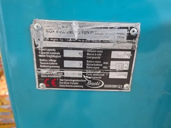 3#8242 Transpallet elettrico Baoli e transpallet manuale Baoli