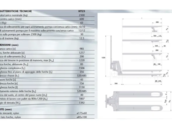 transpallet manuale TOYOTA NUOVO