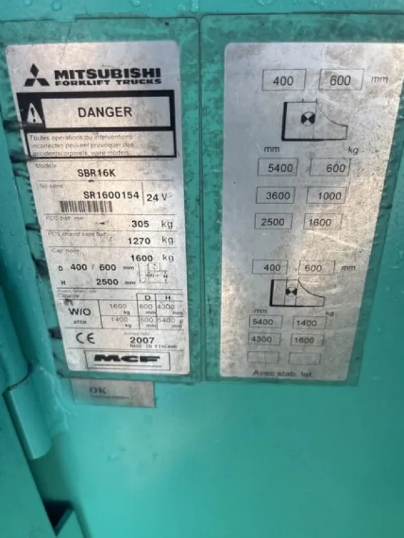 3#8231 Transpallet retrattile Mitsubishi